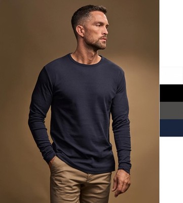 Tee Jays Herren Longsleeve langarm T-Shirt Baumwolle Interlock 530 NEU
