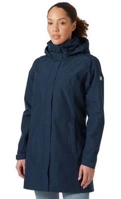 Helly Hansen Damen Regenmantel Aden Long Navy 2XL XXL