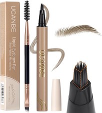 UCANBE Brow-Fection Angled Brush Eyebrow Pen, Liquid Microblading Eyebrow Penci