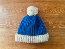 Handmade Knit Pom Pom Beanie Warm Winter Hat Soft Cozy Gift