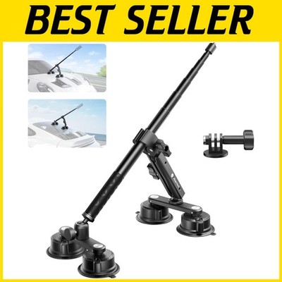 Versatile Vehicle Mount for Insta360 and Go Pro Accessories-