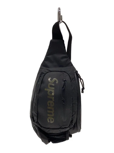 Sac bandoulière Supreme nylon noir uni occasion