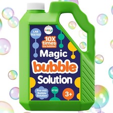 67 OZ Iridescent Bubble Solution Refill Non-Toxic Pre-Mix Bubble Refill Sol...