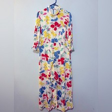 Rixo x Target White Floral High Neck Front Bustle Midi Maxi Dress 16