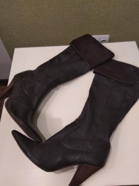 Women Carlo Pazolini Boots Brown Leather 39 #10EL