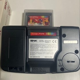 SNK NeoGeo Pocket Color Handheld Console Carbon Black + 2 Games Working Japan