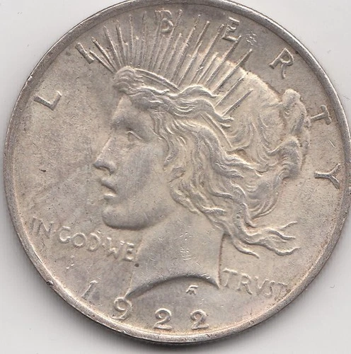 1922 Peace Silver Dollar – Ex Fine