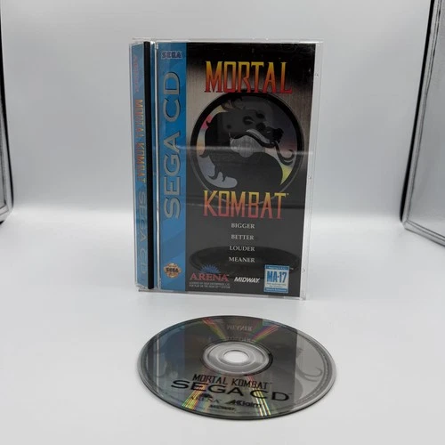 Mortal Kombat Sega CD CIB Complete In Box Manual & Case Tested