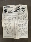 Mattel Redline 1974 Hot Wheels Thundershift 500 Race Track Set Instructions USA