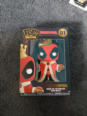 FUNKO POP PIN! MARVEL Deadpool King Deadpool #01