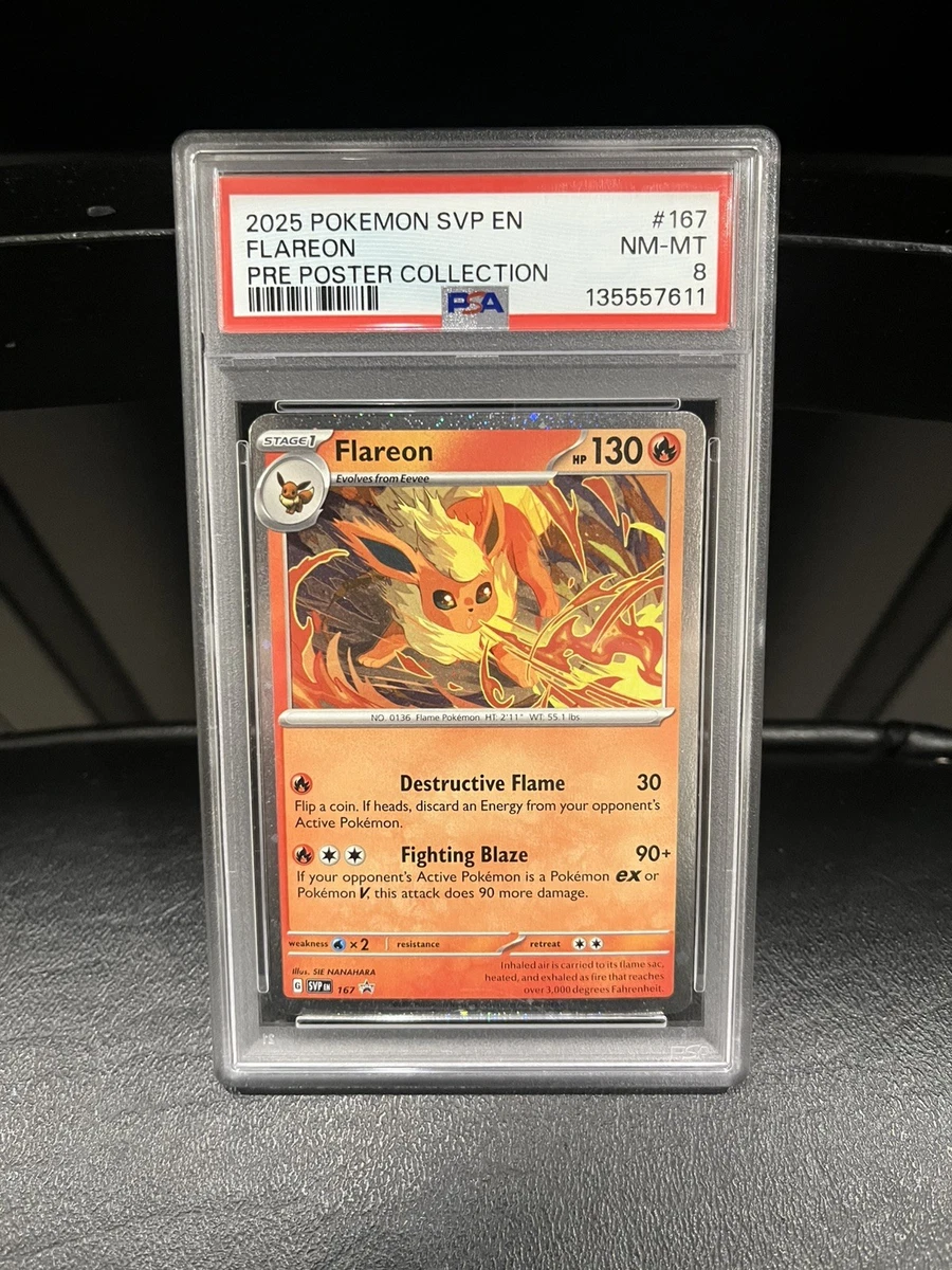 Flareon Pokémon TCG Professional Sports Authenticator (PSA
