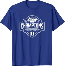 Duke Blue Devils Acc Champs 2025 Football Locker Room Kids Adults T-Shirt