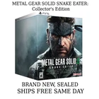 Metal Gear Solid Delta Snake Eater Collector's Edition PlayStation 5 PS5 NEW