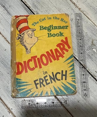 Cat in the Hat Beginner Book Dictionary in French by Anon (Hardcover) 10th Print