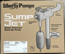 Liberty Pumps SJ10 SumpJet Water Powered Back-Up Pump