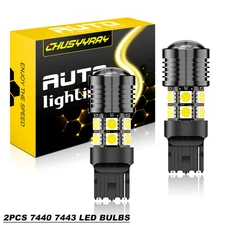 2 x 7440 7443 6000K White LED Back Up Reverse Light Bulbs for Odyssey Tahoe