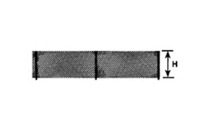 Plastruct Model Parts 90451 Close to HO Scale (1:100) Chain Link Fence
