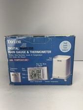Taylor 2751 Digital Wireless Rain Gauge and Thermometer Open Box New Taylor 2751 Digital Wireless Rain Gauge and Thermometer Open Box New - Image 1