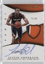 2015 Panini Immaculate Collegiate Signature 71/99 Justin Anderson Patch Auto 2t7