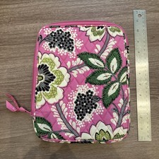 Vera Bradley Priscilla Pink Tablet Sleeve Case iPad E-Reader Cover Padded Zip