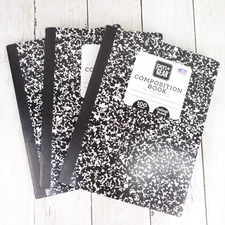 Lot of 3 College Ruled Composition Book : 100 Sheets : Pen + Gear : New 80+20