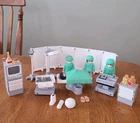 Vintage Playmobil Surgery Operating Room Playset Doctor Nurse Hospital 3459