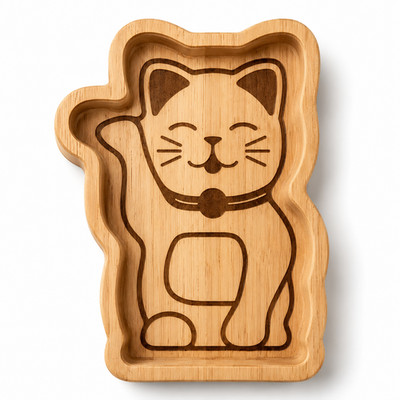 Kikkerland Lucky Cat Money Bank