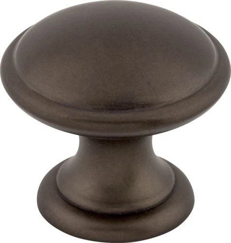 Top Knobs M1224 Rounded Knob 1 1/4" Oil Rubbed Bronze - Picture 1 of 2