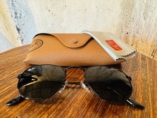 Ray-Ban Unisex Hexagonal Sunglasses Black Frame, Black Lens