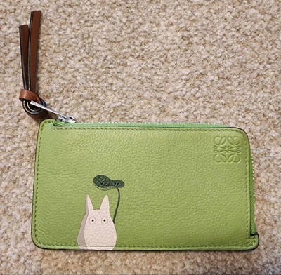 LOEWE × Studio Ghibli Totoro Coin Card Case Green Japan Limited From Japan