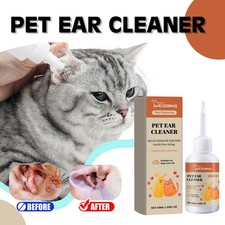 Pet Ear Cleaning Drops Remove Earwax Ear Cleaner for Dogs Cats Prevent Ear