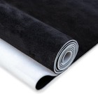 Suede Auto Headliner Fabric 54" L × 60" W with Foam Backing - Black Interior Re