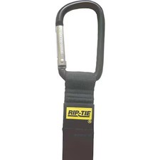 Rip-Tie J-B6-C05-Bk Cable Tie Strap, 6 In L, 1-1/2 In Max Bundle Dia., Black,