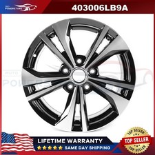 16" Machined Black Wheel For Nissan Sentra 2020-2023 OEM Design Rim 62822