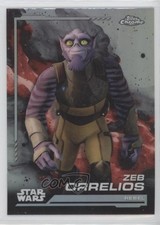 2024 Topps Chrome Star Wars Rebel Rainbow Refractor Zeb Orrelios 126 bp9