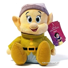 Disney Dopey Plush Stuffed Animal Snow White and The Seven Dwarves Doll 8" New