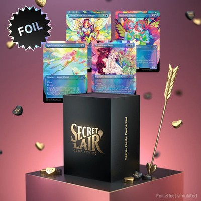 Faerie, Faerie, Faerie Rad foil 4セット 未開封 Magic: The Gathering TCG: Secret Lair Faerie, Faerie, Faerie Rad