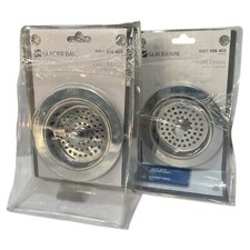 Glacier Bay Cast Brass Kitchen Sink Strainer - CHROME - 1001 966 403 2 Pack C