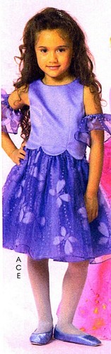 MÄDCHEN FEENPRINZESSIN 2 tlg. KLEID BOLERO KOSTÜM SCHNITTMUSTER 2-5 McCalls 5265 - Bild 5 von 7