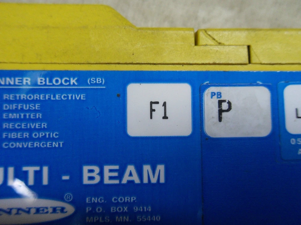 Banner Engineering F1-P-LM4-2NR MULTI-BEAM Scanner Block - Image 2 of 3
