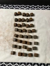 1/8 npt steel iron hex pipe cap fitting lot of 40