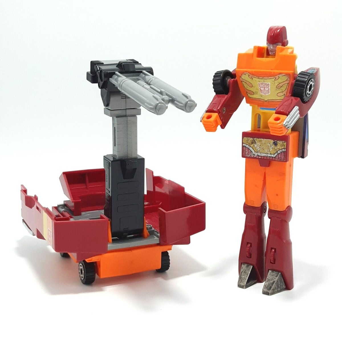 トミカシリーズ - トランスフォーマー　ホットロディマス　タカラ　TF G1 ? 1986 Vintage Transformers G1 Rodimus Prime Autobot 1986 Hasbro