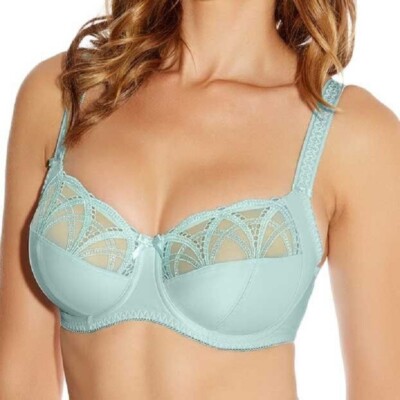 Fantasie Alex BH Blau Mesh Gr. 30F Bügel Seitenstütze Vollschale 9152 Neu