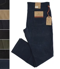 Weatherproof Men's Pants Durable Comfort, Riveted Stretch Waistband, 5-Pockets