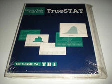 TrueSTAT by True BASIC for Amiga 500, 1000 & 2000 computers. Sealed.  Very rare.