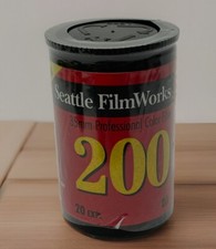 VTG Seattle Film Works DX 35mm ISO 200 Color Film Roll 20 Exposures SEALED ROLL