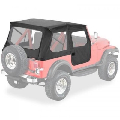 Bestop Tigertop Soft Top - Black Crush w/ 1 Piece Soft Doors