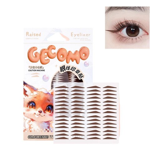 Adesivo eyeliner nero facile utilizzo stencil trucco donna# - Foto 15 di 16
