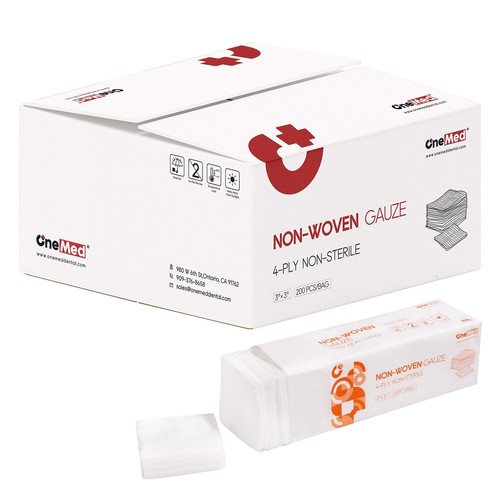 4000(20 Bags)3x3 Non Woven Gauze,Squares for First Aid Sponges,Dental Gauze Pads - Picture 3 of 11