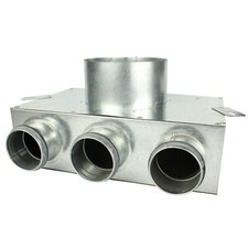 Air Distributor Residential Ventilation Box Supply Exhaust Exits DN75